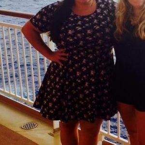 Forever 21 Floral Skater Dress